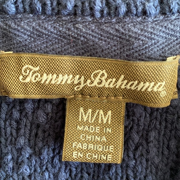 Tommy Bahama Eden Bay Tassel Tunic Beach Sweater embroidered tassel ties Size M - Picture 5 of 16